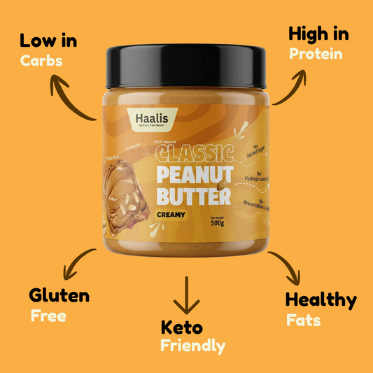 Classic (Unsweetened) Peanut Butter Creamy - 500g