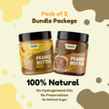 Honey Peanut Butter Creamy + Chocolate Peanut Butter Creamy - Pack of 2 - 500g (Each)