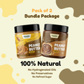 Honey Peanut Butter Crunchy + Chocolate Peanut Butter Creamy - Pack of 2 - 500g (Each) new