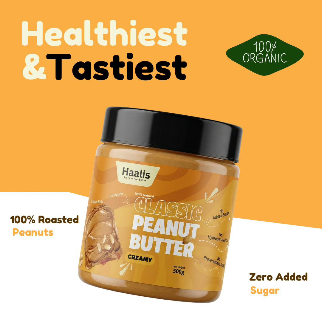 Classic (Unsweetened) Peanut Butter Creamy - 500g