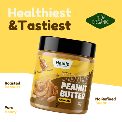 Honey Peanut Butter Crunchy - 500g