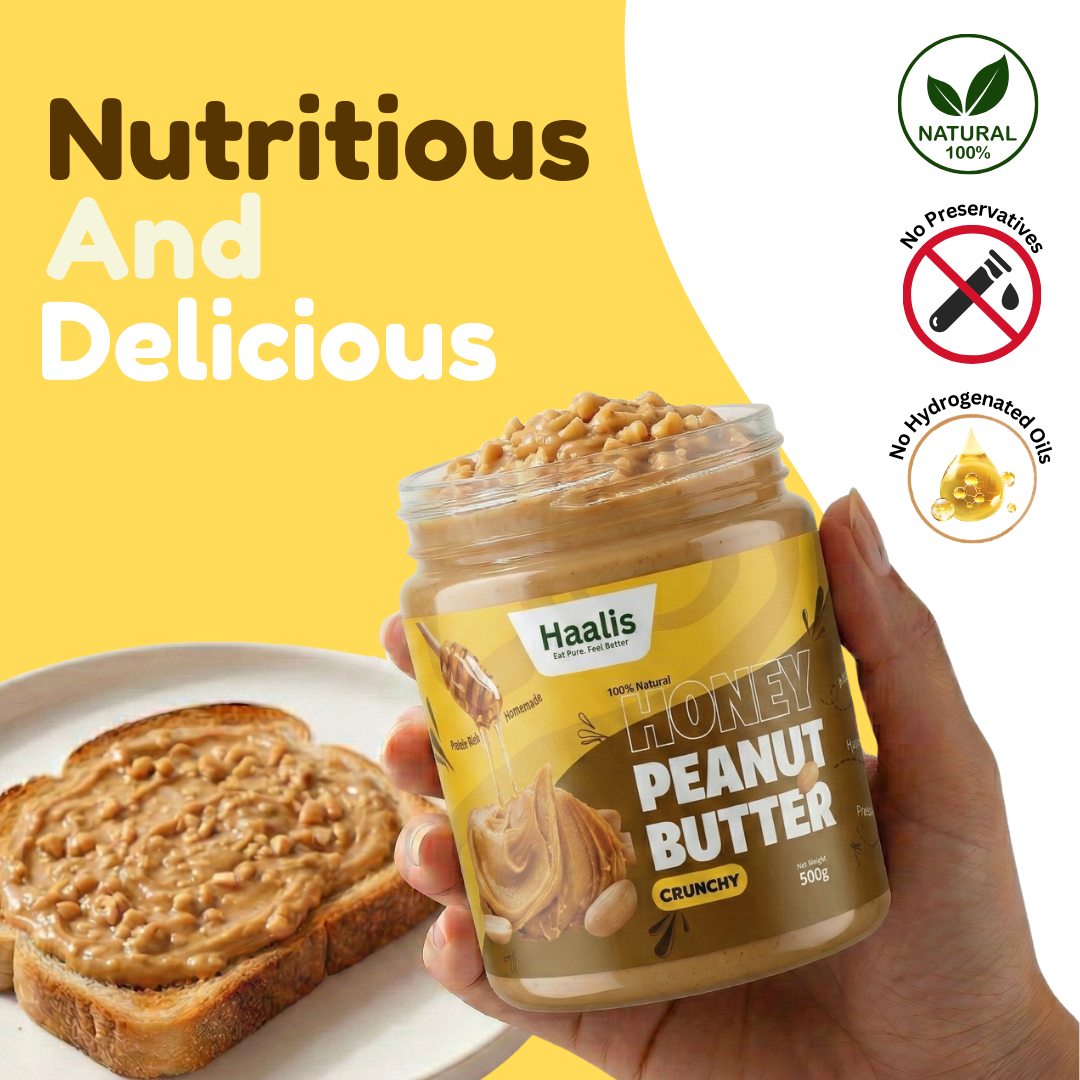 Honey Peanut Butter Crunchy - 500g