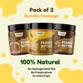 Chocolate Peanut Butter Creamy + Honey Peanut Butter Creamy + Chocolate Peanut Butter Crunchy - Pack of 3 - 500g (Each)