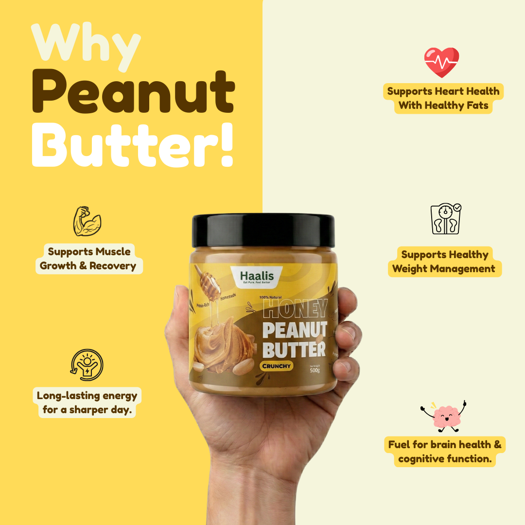 Honey Peanut Butter Crunchy - 500g