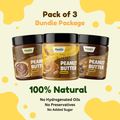 Chocolate Peanut Butter Creamy + Honey Peanut Butter Crunchy + Chocolate Peanut Butter Crunchy - Pack of 3 - 500g (Each)